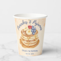 Fruit Blueberry Pancakes & Pyjamas 1st Birthday 