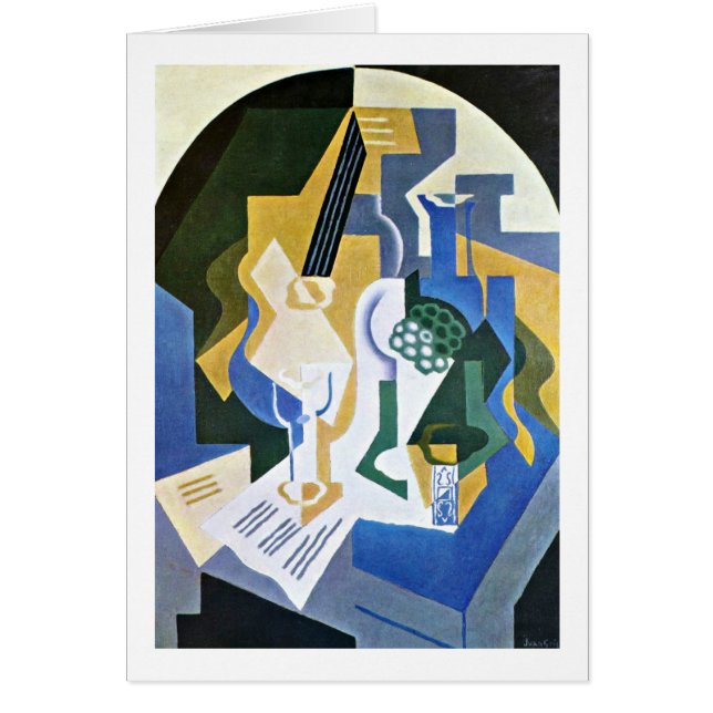 Fruit Bowl And Mandolin By Jose Gonzalez-Perez (Front)