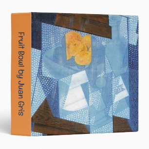 Fruit Bowl by Juan Gris, Vintage Cubism Still Life Binder