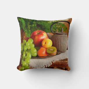 Fruit Bowl Decorative Throw Pillow