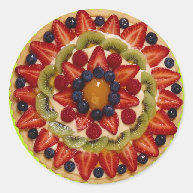 Fruit Cake Classic Round Sticker (Front)