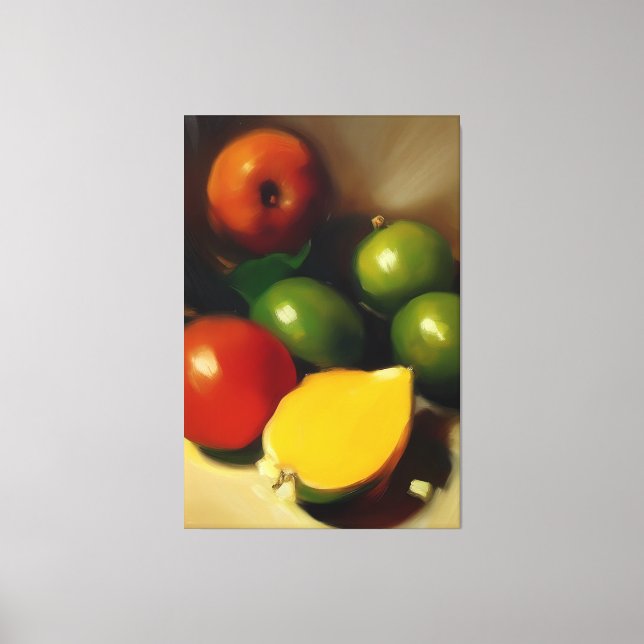 fruit canvas print (Front)