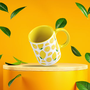 Fruit citron motif Café Mug