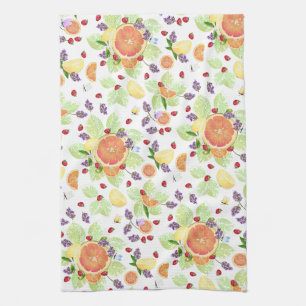 Fruit Citrus Mix Grapefruit Lemon Orange Kitchen Towel