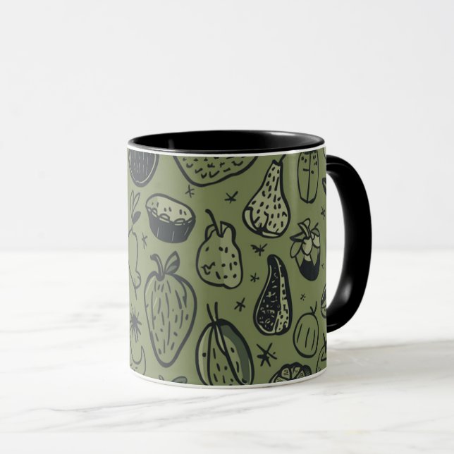 fruit coffee mug  (Front Right)