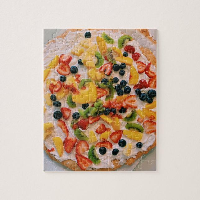 Fruit Cookie Pizza Puzzle (Vertical)