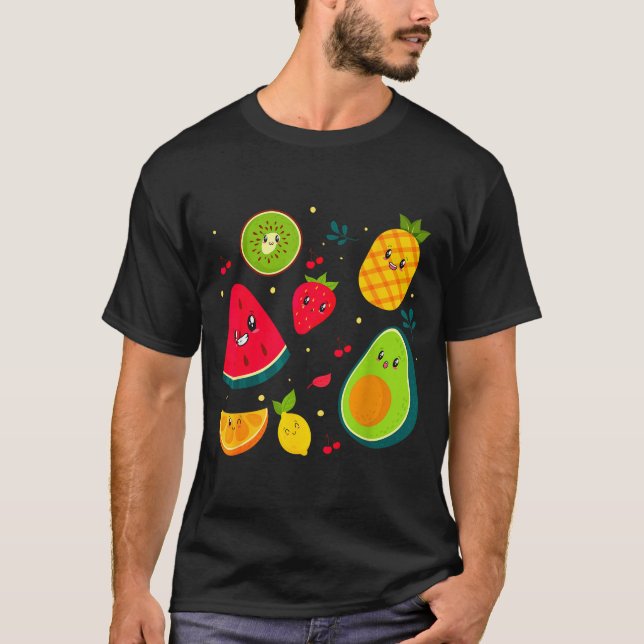 Fruit Costume Sweet Tea Fruit Salad Men Women Coup T-Shirt (Front)