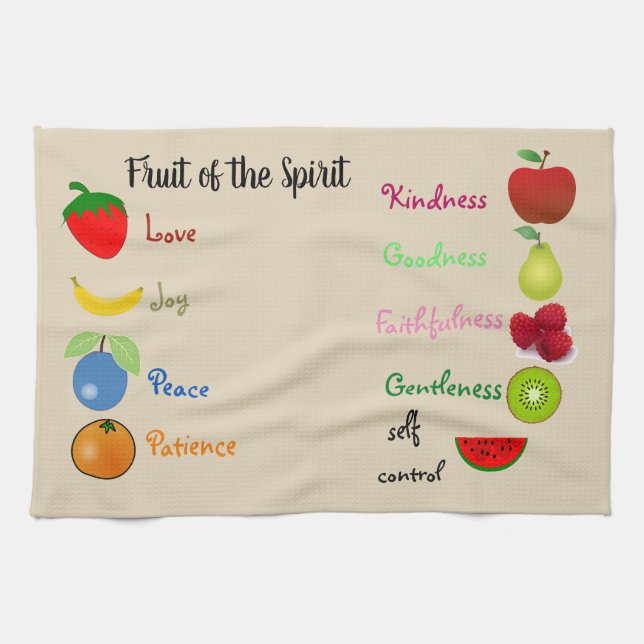 Fruit de la serviette de cuisine d'esprit (Horizontal)
