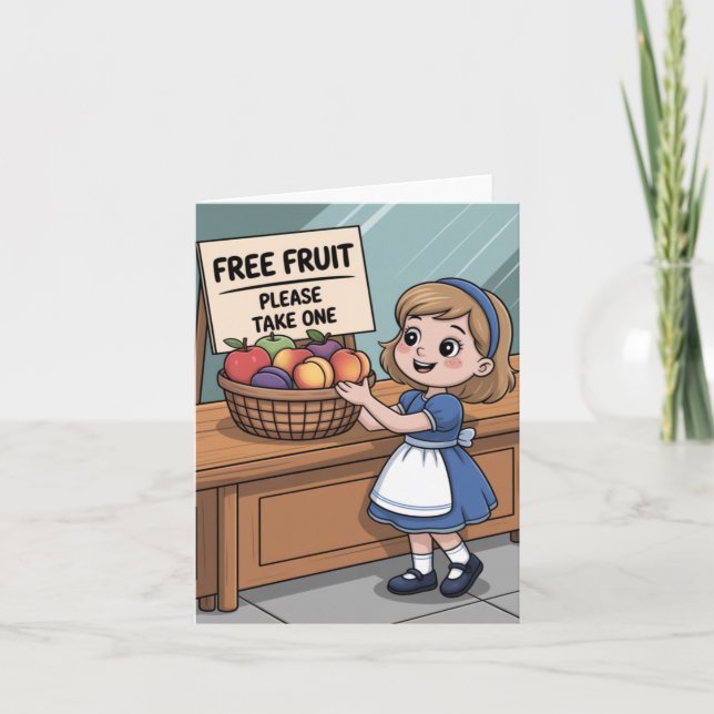 Fruit de l'Esprit : Carte d'Enfant à Contrôle de L (Devant)
