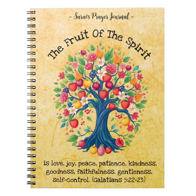 Fruit de l'Esprit - Journal de prière personnalisé (Devant)