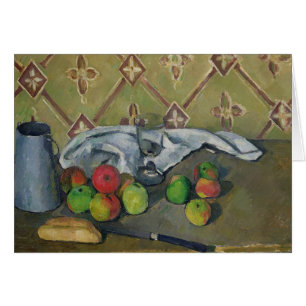Fruit de Paul Cezanne  , serviette et cruche de