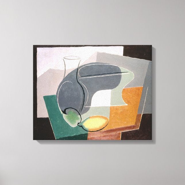 Fruit-dish and carafe, 1927 canvas print (Front)