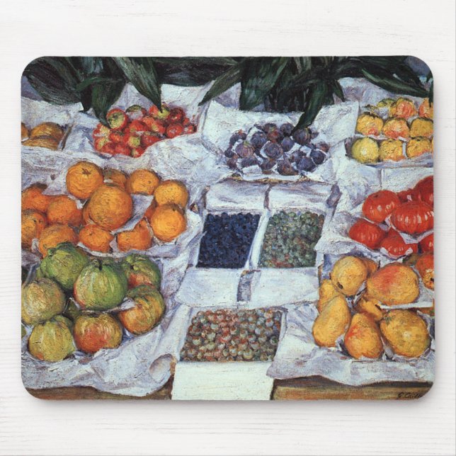 Fruit Displayed on a Stand Mouse Pad (Front)