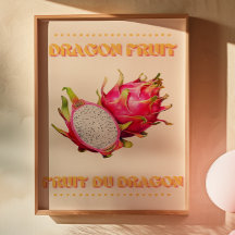 Fruit dragon | Poster Fruit Du Dragon