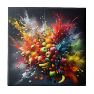 Fruit explosion tile
