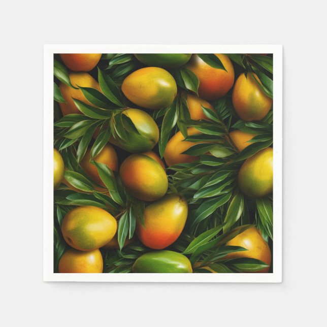 Fruit Fiesta - Colourful Fruit Theme Napkin (Front)
