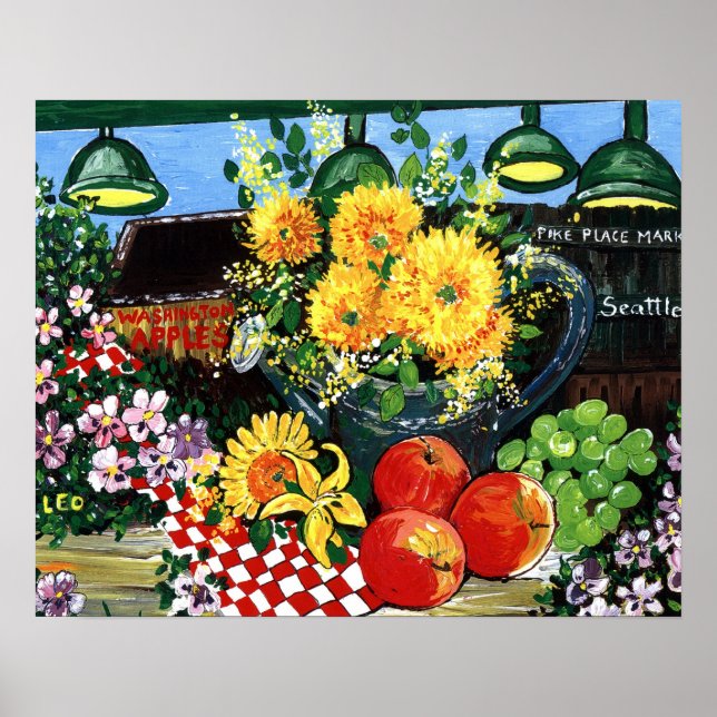 Fruit & Flowers Poster (Front)