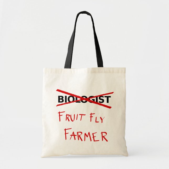 Fruit Fly Farmer Tote Bag (Front)