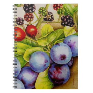 Fruit from the Hedgerow fine art notebook