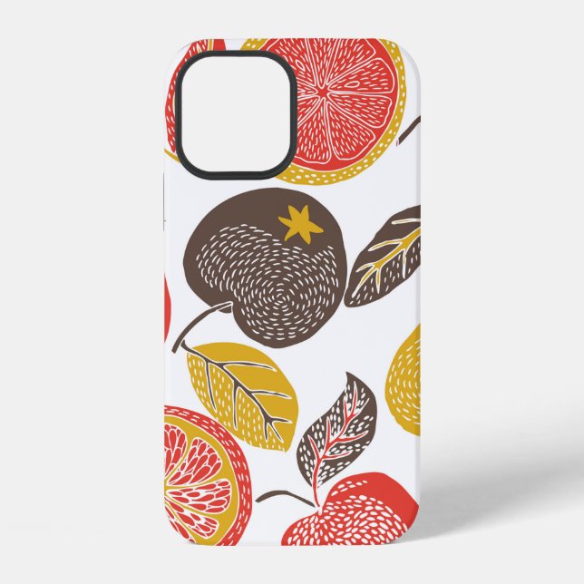 fruit garden with bird iPhone case (Back)