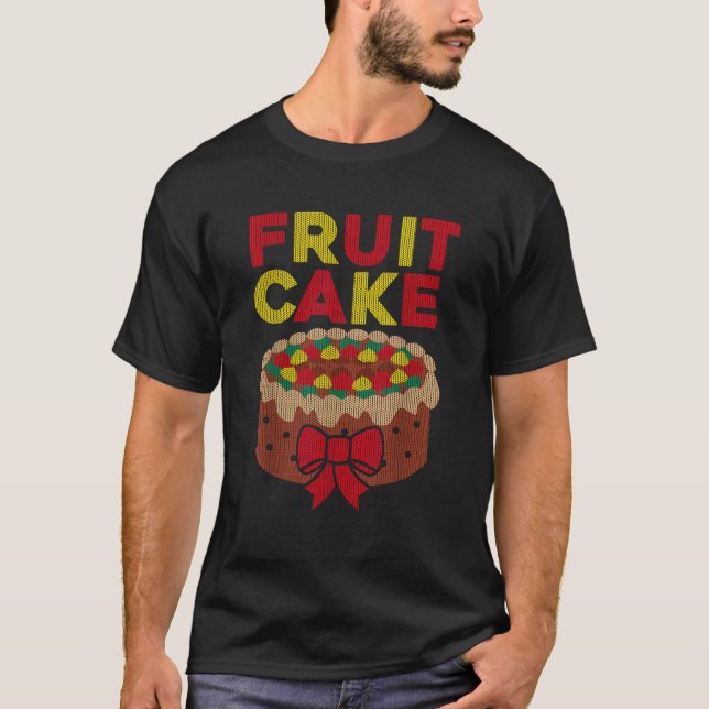 Fruit Gâteau de Noël moche Sweat Style T Chemise (Devant)