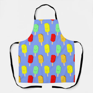 Fruit Ice Pop Pattern Apron