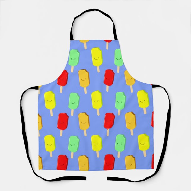 Fruit Ice Pop Pattern Apron (Front)