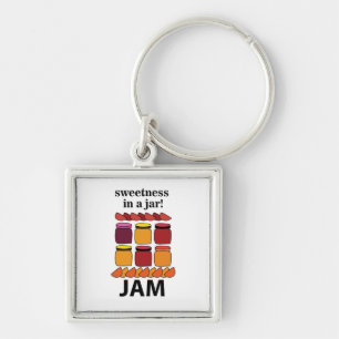 Fruit Jam Sweetness In A Jar Fruit Jam Keychain