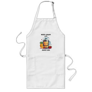Fruit Juicer Keep Calm And Juice  Health  Long Apron