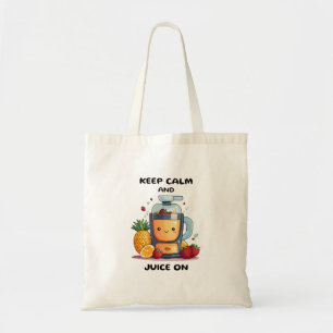 Fruit Juicer Keep Calm And Juice  Health  Tote Bag
