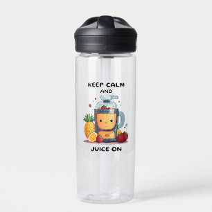 Fruit Juicer Keep Calm And Juice  Health  Water Bottle