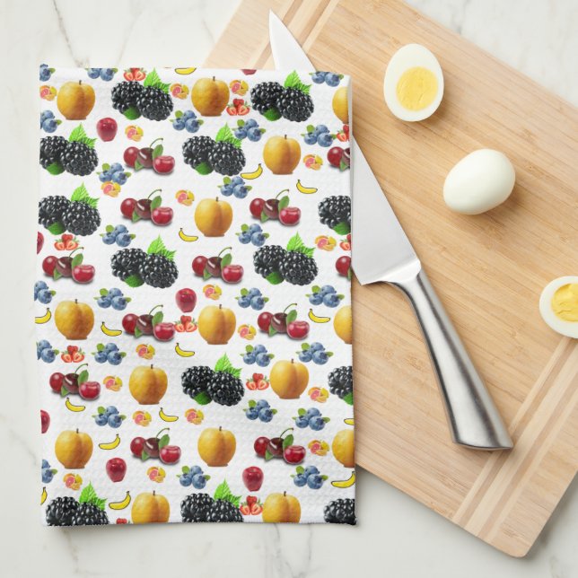 Fruit Kitchen Hand Towel (Quarter Fold)