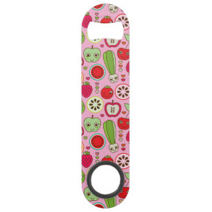 fruit kitchen illustration pattern bar key