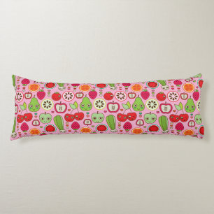 fruit kitchen illustration pattern body pillow