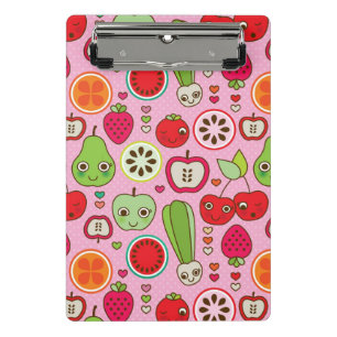 fruit kitchen illustration pattern mini clipboard