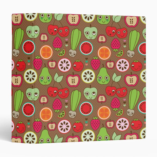 Fruit Kitchen Pattern Binder (Front/Spine)