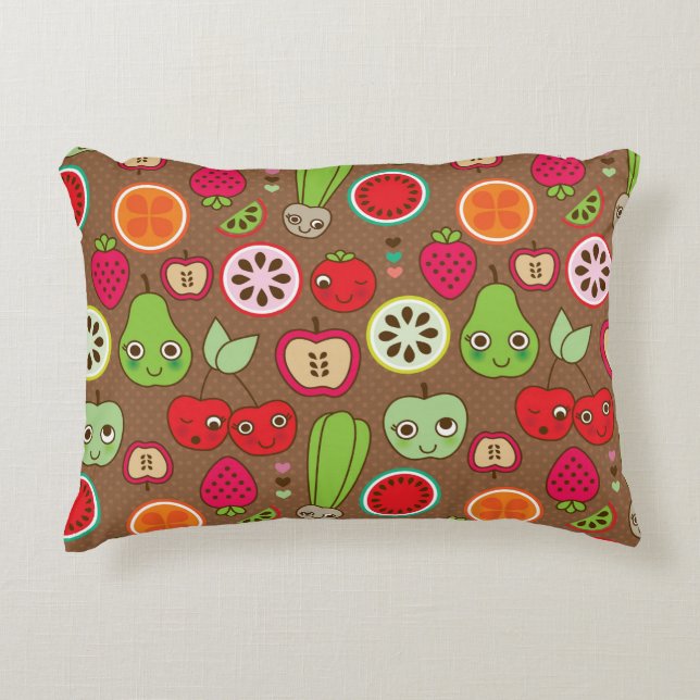 Fruit Kitchen Pattern Decorative Pillow (Front)