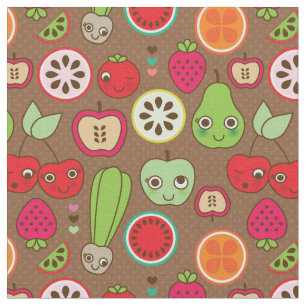 Fruit Kitchen Pattern Fabric