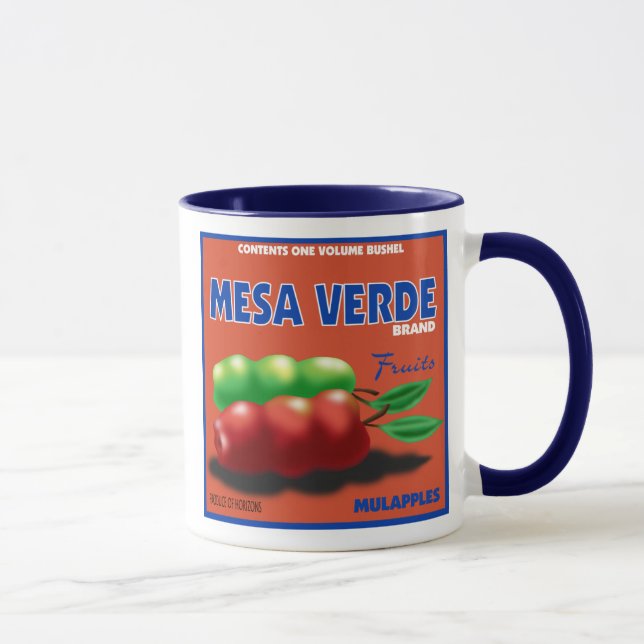 Fruit label mug (Right)