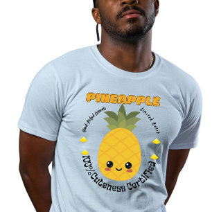 Fruit Label Sweet Pineapple Tropical Vibes T-Shirt