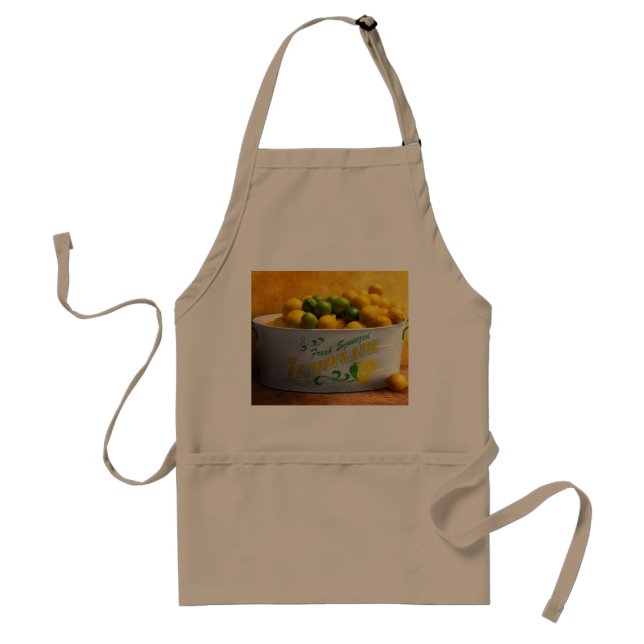 Fruit - Lemons - When life gives you lemons Standard Apron (Front)