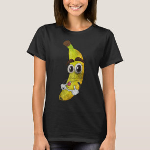 Fruit Lover Kawaii Cute Cartoon Banana Healthy Foo T-Shirt