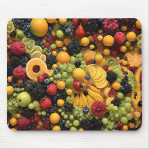 Fruit Lovers Delight Colorful Fruit Platter, Mouse Pad