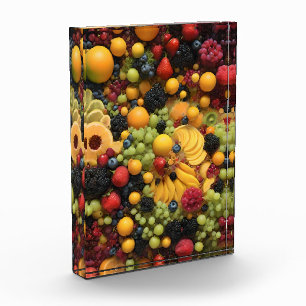 Fruit Lovers Delight Colorful Fruit Platter, Photo Block