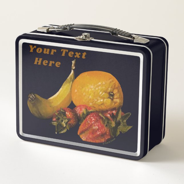 Fruit Lunch Box - Optional Personalization (Front)