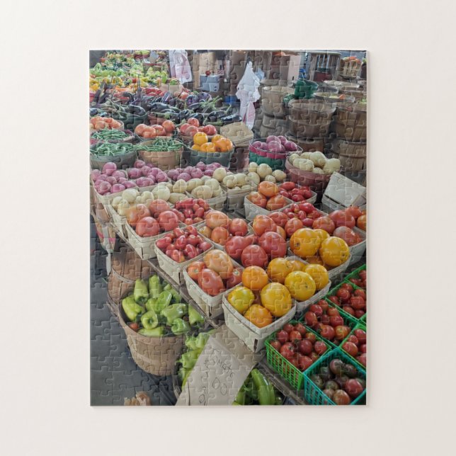 Fruit market jigsaw puzzle (Vertical)