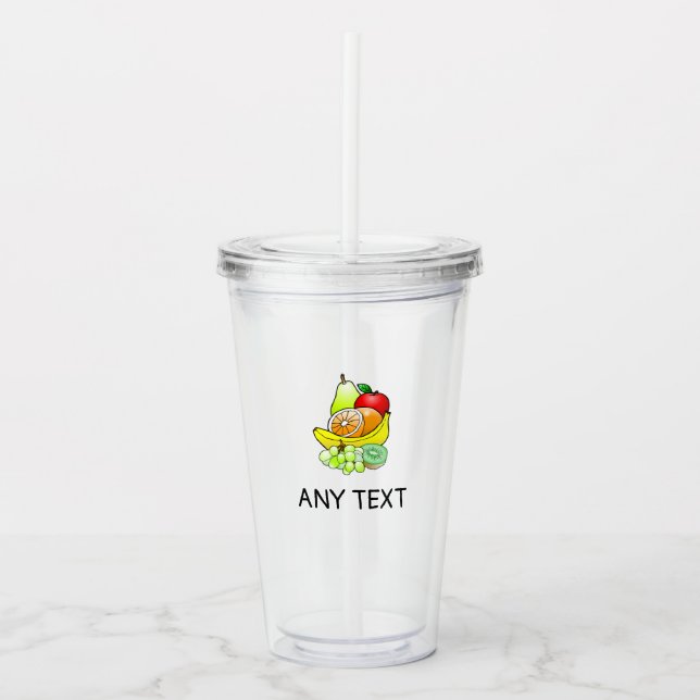 Fruit Mix Acrylic Tumbler (Front)
