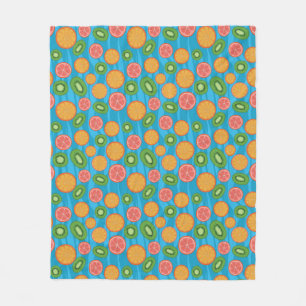 Fruit mood fleece blanket