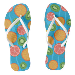 Fruit mood flip flops