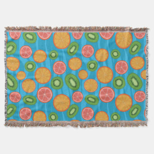 Fruit mood throw blanket